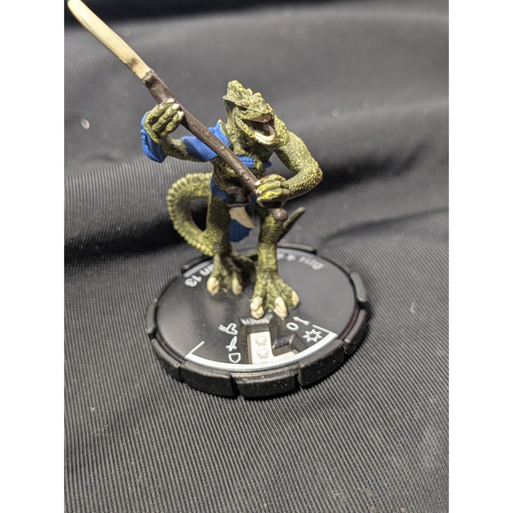 Mage Knight Dungeons Lizard Man 014 WizKids Miniature Figure TTRPG